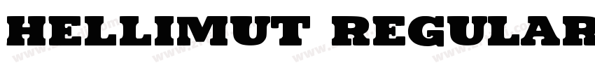 Hellimut Regular字体转换